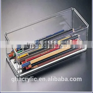 GH-RZ607 High Rigidity Durable and Elegant Acrylic Rack for Office ,acrylic Pen Box thumbnail-5