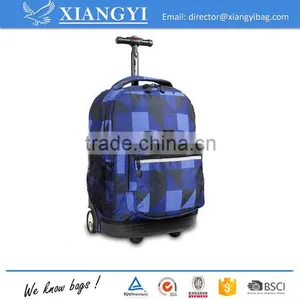 Large Capacity Multifunction Rolling Backpack thumbnail-1