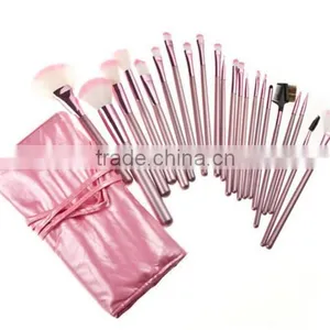 Professional 22pcs Superior Soft Cosmetic Makeup Brush Set + Pouch Bag Case Makeup Sets thumbnail-5