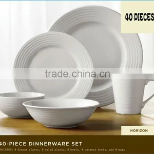 2015 New Producwholesale High Quality 16pcs Embossed Ceramic Dinnerware thumbnail-3