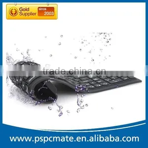105keys Waterproof Flexible Bluetooth Wireless Silicon Keyboard for Desktop/Laptop/Tablet thumbnail-1