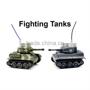 Rb-0451991 Eeal Life T34&Tiger1 Mini Fighting RC Tanks thumbnail-1