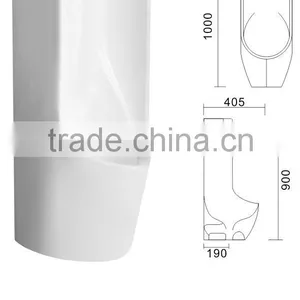 Public Used Sanitary Ware Ceramic Wall Standing Flushing Urinal thumbnail-2