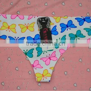 Ladies Sexy Butterfly Print Hot One Piece Tanga thumbnail-1