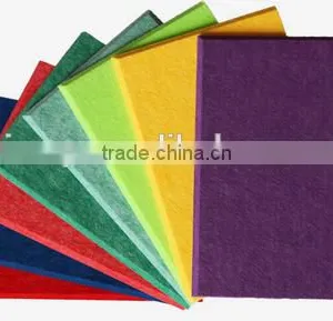 Fire Proof and Sound Absorb Materials Polyester Fiber Acoustic Panel thumbnail-1