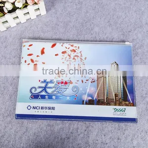 Business Promotion a4 Plastic Pvc Zipper Document Bag Slide Zip Lock Plastic Bag Pvc Plastic Zipper File Bag thumbnail-2