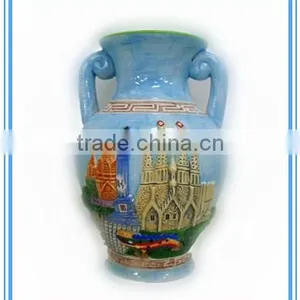 Spain Ceramic Souvenir Vase thumbnail-1