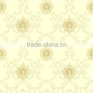 Modern Style Wall Paper Yellow Flower thumbnail-1