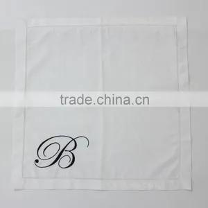 Monogrammed Cotton Napkin, Table Napkin thumbnail-2