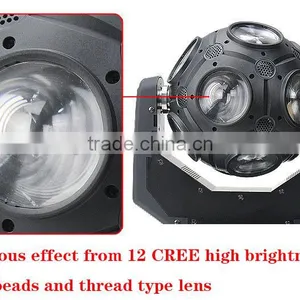 12*15W RGBW 4in1 Led Beam Football Light Led Moving Head Light Beam Stage Light Effect Light Disco Club Amusement Light thumbnail-4