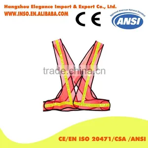Vest Reflex Security Vest Mesh Fabric Polyester Reflective Safety Brief Vest Children thumbnail-1