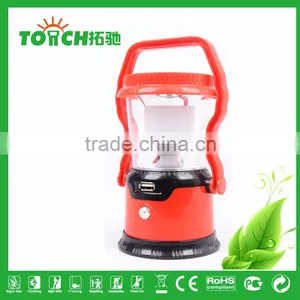 CE RoHS FCC EMC Certification LED Lantern Top Quality Camping Lamp Solar Rechargeable Tent Lamp With Charger Plastic Flash Light thumbnail-1