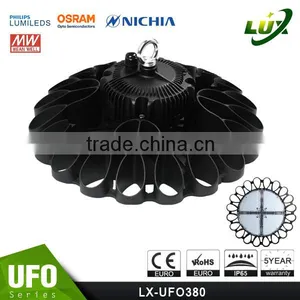 5 Years Warranty Promotion Price 2016 CE Rohs Approved Meanwell Driver Wireless & Motion Control 150W UFO LED High Bay Light thumbnail-2