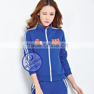 Custom 100% Polyester Womens Sports Sweatshirt With Zipper thumbnail-2