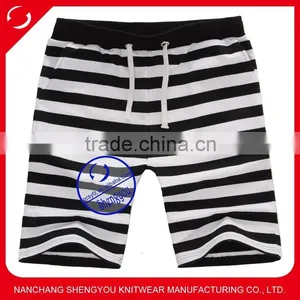 Wholesale Fashion Yarn Dyed French Terry Shorts Pants Man thumbnail-1