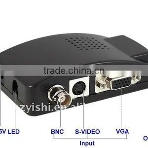 BNC to VGA 1920 HD Video Converter AV01 CVBS S-Video to VGA Digital Video Converter thumbnail-1