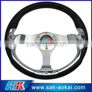 Plastic Silver 13'' Racing Car Steering Wheel thumbnail-1