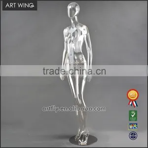 Female Clear Plastic Manneuqin, Transparent Lingerie Mannequin thumbnail-5