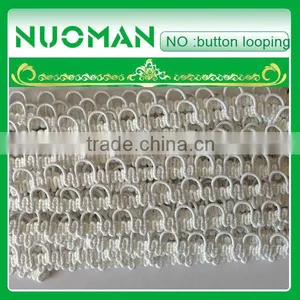 Ivory Color Elastic Button Loop for Evening Dress thumbnail-1