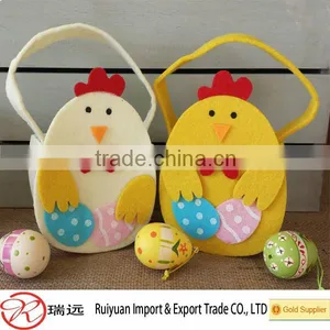 2016 New Online Products Simple Chicken Shape Felt Easter Basket thumbnail-3