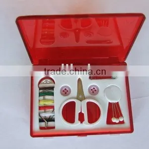 Plastic Household Sewing Set With Pill Box thumbnail-1