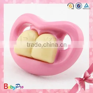 China Supplier Promotional Baby Products Baby Pacifier Ningbo Unique Baby Pacifiers Mouth Design Baby Pacifier thumbnail-1