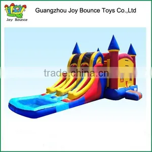 Jumping Bouncer With Water Slide Inflatable Big Bounce Trampoline thumbnail-1