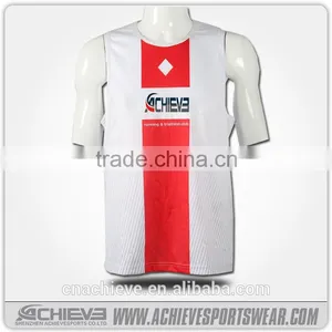 Breathable Cutom Running Singlet Sublimated Wholesal Running Vest Runing Wear thumbnail-5