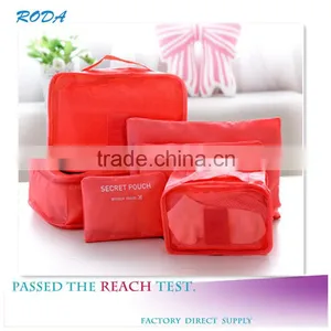 YIWU RODA 6 Sets Fashion Atmosphere of Nylon Fabric Foldable Storage Travel Bag thumbnail-1