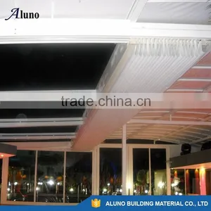 SINGLE SIDED ALUMINUM RETRACTABLE PERGOLA AWNING SYSTEM thumbnail-6