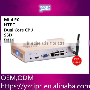 Cheap Fanless Mini Pc/htpc With Intel Celeron 1037u Processor, 1G/2G/4G/8G RAM and Ssd, Wifi thumbnail-1