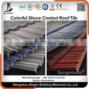 Lightweight Corrugated Metal Roofing Tiles Price/stone Coated Metal Roofing Tiles Price. thumbnail-3