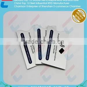 Customized RFID Blocking Passport Sleeve / RFID Blocking Credit Card Sleeve thumbnail-3