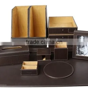 Hot Sell High Quality Multipurpose Genuine Leather or Faux Leather Tray thumbnail-2