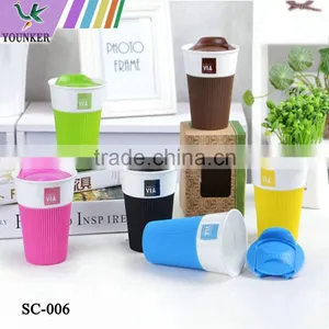 Ceramic Travel Cup With Silicone Cover thumbnail-5
