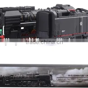 861WB Classic Retro-style Alloy Model Train Steam Locomotive Sound and Light Back Toys HO Scale 1:87 Quality Choice thumbnail-1