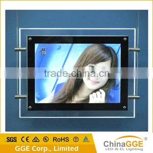 Double Sides Real Estate Agent Sign LED Window Display Magnetic Light Pockets Shadow Box LED Light Kit thumbnail-5