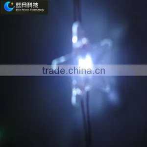 Solar Christmas Star Light Copper Wire High Flexible Fit for Indoor Outdoor Decoration With 3AA Battery Case thumbnail-4