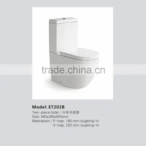 Washdown Two Piece Toilet With Dual Flush ET202B thumbnail-1