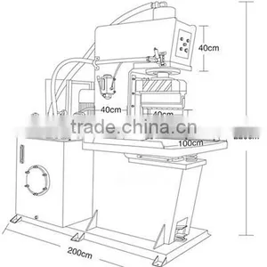 High Pressure 80ton Block Brick Cutter Splitter thumbnail-2