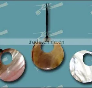Necklace With White Pearl Earrings - SDAH83-1 thumbnail-1