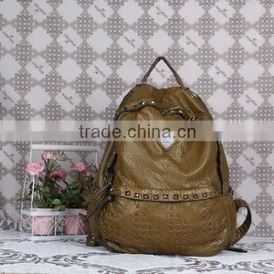 Factory Wholesale Lady pu Backpack thumbnail-1