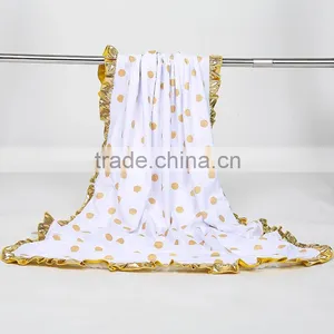 2016 Newborn Baby Muslin Swaddle Blanket 100% Organic Cotton Tartan Blanket thumbnail-6