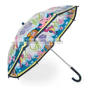 Wholesale Saftey Open Colorful Cute Kids Umbrella thumbnail-3