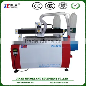 High Quality Low Cost 1218 Advertising CNC Router , CNC Router With Vacuum Table Dust Collector DSP Handle Control ZK-1218 thumbnail-1