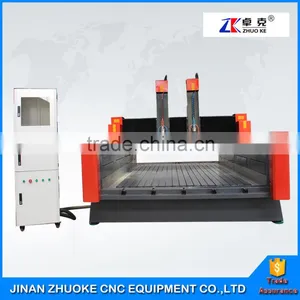 Stone Router 3D Stone Carving CNC Router 1500*3000mm With High Z Axis 500mm PCI NCStudio Control ZK-1530 thumbnail-1