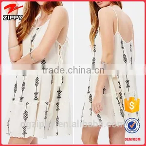 Hot Selling Adorable Fashion Black Embroidery Ladies Western Dress Designs thumbnail-1
