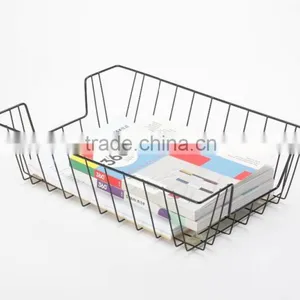 B8011 High Quality Office Supplies Metal Wire Document Tray thumbnail-1