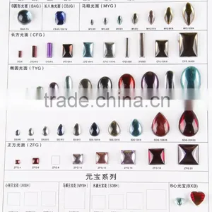 2015 LATEST !! LUCKY Highest Quality Flat Back Sew-on Acrylic Diamante With Hole thumbnail-4
