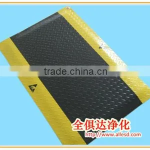 Rubber PVC Yellow Anti-fatigue Floor Mat thumbnail-1